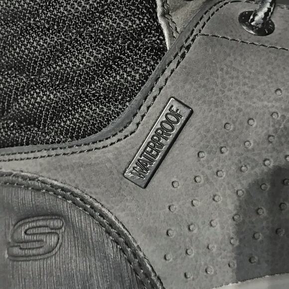 Skechers Womens McColl Composite Toe Waterproof Work Boots Gray Black Purple 8 - Picture 15 of 16